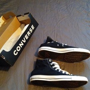 BRAND NEW black converse all stars